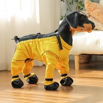 Gytml Waterproof Dog Pants With Dog Boots,Antislip Dog Paw Protectors Shoes Leggings, Fashion Comfortable Adjustable Dog Pants Clothing For Small Medium Big Dogs A-S