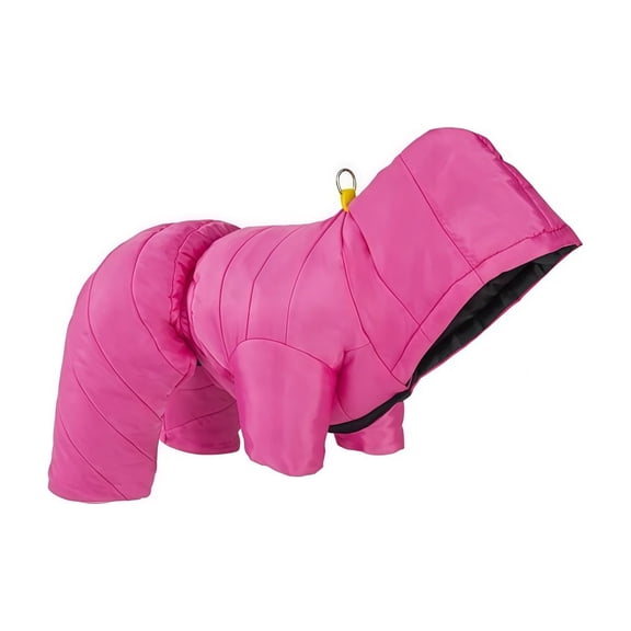 Gytml Windproof Dog Coat, Waterproof Dog Jacket With Secure Traction Ring,Adjustable Waist & Harness Opening Design Fullbody Dogs Winter Coat Snowsuit For Small Dogs C-2XL