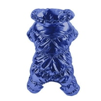 Gytml Winter Dog Coat, Waterproof Dog Jacket, Warm Full Body Dogs Snowsuit, Outdoor Cold Weather Pet Coat With A Pullover Style, Easy To Wear Blue-M