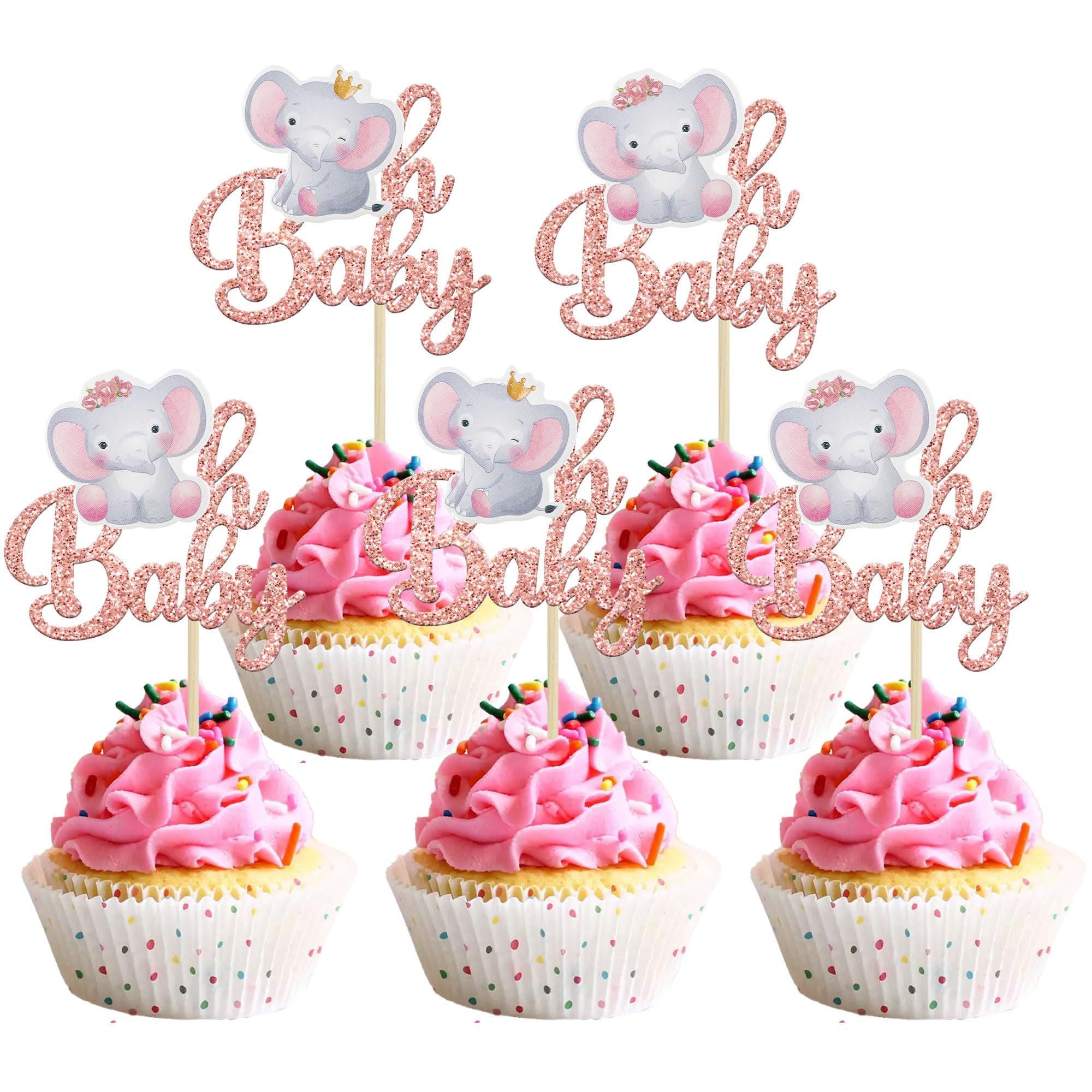 Topper Cartone Bastoncino Blumomon 24 Pezzi Blu Glitter Oh Babies Cupcake Toppers Baby Shower Cupcake Picks Celebrando Bambini Compleanno Baby Shower Party Decorazioni Per Topper Non Commestibile