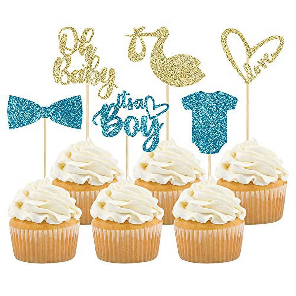 Gyufise Cupcake-Topper Mit Elefanten – 36 Stück, \"It's A Girl\"-Motiv, Für Babypartys