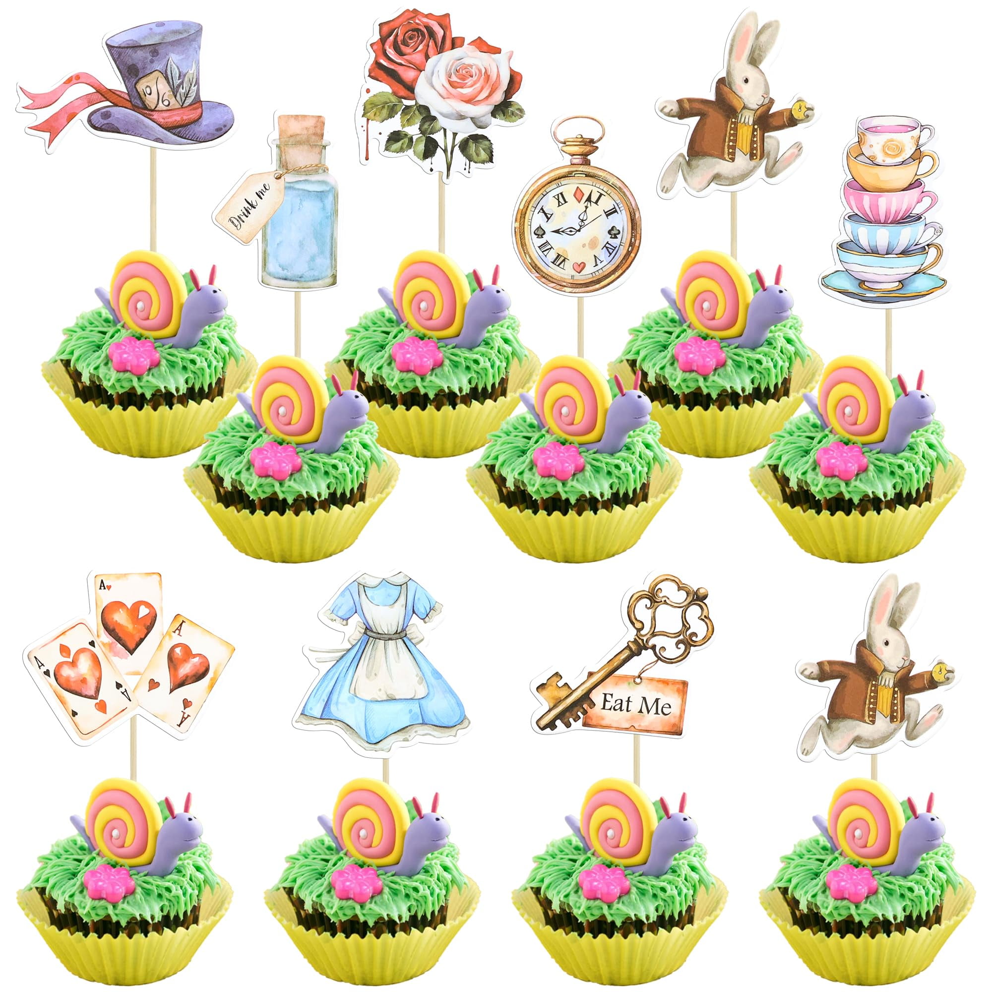 Cowgirl Cupcake Topper Set – 36 Stück Mit Hufeisen, Kaktus & Stiefeln Für Western-Partys
