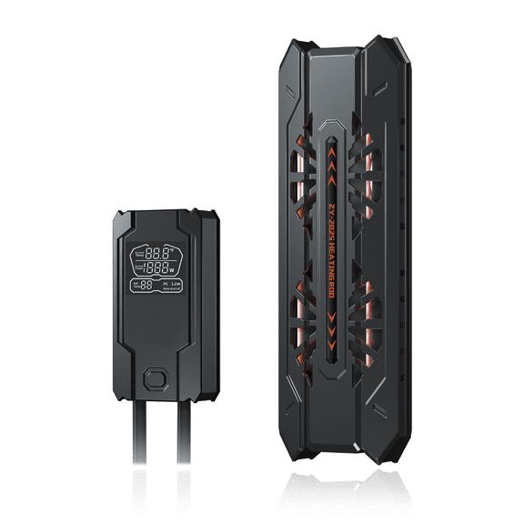 Gyugmhao Aquarium Heater,300W/500W/800W/1000W/1200W Intelligent Fish Tank Heater with Digital LED Controller and Automatic Power-Off When Leaving Water for Saltwater and Freshwater