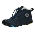 thumbnail image 1 of Gyujnb Autumn Children Boys Girls Sporsts Shoes Cotton Shoes Snow Boots Warm Thick Comfortable Lace Up,Boys Shoes,Girls Shoes,Size:9-9.5 Years, 1 of 4