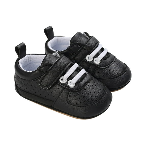 Gyujnb Baby Boys Girls Trainers Non Toddler PU Leather Soft Sole Baby Shoes,11-1