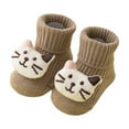 thumbnail image 1 of Gyujnb Baby Non-Slip Crew Socks Soft Combed Cotton Breathable for Infants First Steps & Indoor Play,1-3 Years, 1 of 3