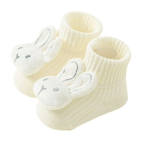 Gyujnb Baby Socks for Soft Cute Cartoon Animal Design Socks for Boys Girls Toddlers Breathable Everyday Wear,Size:1-3 Years