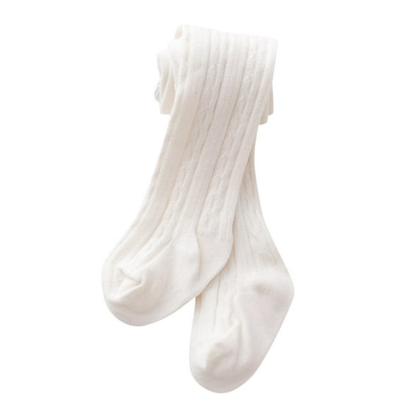 Gyujnb Baby Toddler Girls Boys Cable Knit Tights Cotton Footed Leggings Pantyhose Stocking Pants