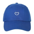 thumbnail image 1 of Gyujnb Baseball Cap with Heart Embroidery Soft Top Adjustable Dad Hat for Men Women Casual Outdoor Daily Wear, 1 of 2