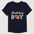 thumbnail image 1 of Gyujnb Birthday Boy Rugby Print Crew Neck Short Sleeve T Shirt Casual Play and Daily Wear (Little Boys, Big Boys),4-5 Years, 1 of 3