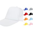 thumbnail image 1 of Gyujnb Blank Foam Mesh Spliced Trucker Cap Adjustable Snapback Outdoor Sun Block Hat (Unisex Adults),M, 1 of 3