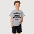 thumbnail image 1 of Gyujnb Boys Casual Daddy’s Little Fishing Graphic Print Short Sleeve Crew Neck T Shirt (Little Boys,Big Boys),10-11 Years, 1 of 3