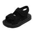thumbnail image 1 of Gyujnb Boys Girls Breathable Mesh Hook and Loop Sandals, Open Toe Platform Lightweight Casual Summer Shoes (Baby, Toddler, Little Girls),3-3.5 Years, 1 of 5