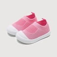 thumbnail image 1 of Wagiet64 Toddler Boy Shoes Skid-Resistant Fashion Sneakers, Medium Width, Flat Heel, Round Toe, Pink, 3-3.5 Years, 1 of 6
