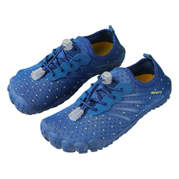 Gyujnb Boys Water Shoes Lightweight Sneakers for Kids Outdoor Sports Beach Walking Hiking Non Comfortable Breathable Casual Summer Footwear,6-7 Years