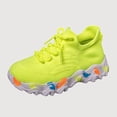 thumbnail image 1 of Gyujnb Breathable Knit Lace Up Low Top Lightweight Casual Sneakers (Boys and Girls),5.5-6 Years, 1 of 8