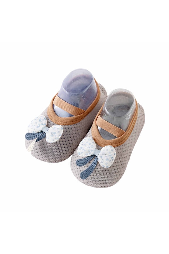 Gyujnb Car Print Baby Sock Shoes Breathable Mesh Grip Footies for Toddlers Boys Girls Indoor Outdoor All Seasons