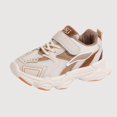 thumbnail image 1 of Gyujnb Color-Blocked Low Top Casual Sneakers Hook and Loop Strap Closed Toe Shoes (Baby, Toddler),9, 1 of 8