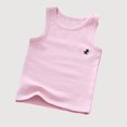 thumbnail image 1 of Gyujnb Embroidered Puppy Sleeveless Crewneck Tank Top Breathable Casual Vest for Kids (Girls, Boys),3-4 Years, 1 of 3