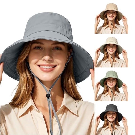 Gyujnb Fisherman Hat Style Summer Outdoor Sun Hat and Hiking Hat Sun Cap Children's Style