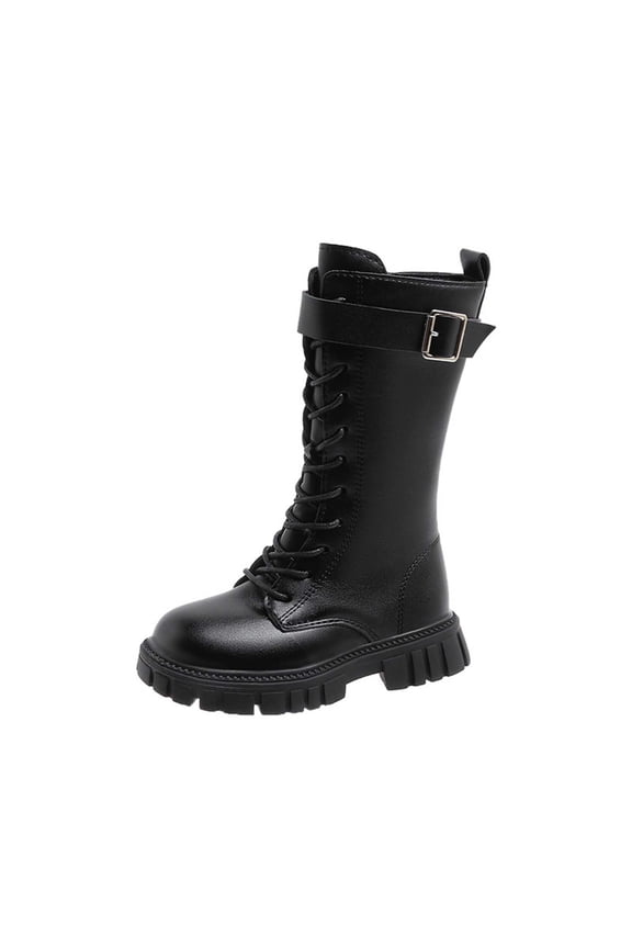 Girls Winter Boots with Warm for Students Classic UK Design Long Boots for Young Girls,Boys Shoes,Girls Shoes,Size:11.5-12 Years
