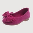 thumbnail image 1 of Gyujnb Girls Bowknot Mary Jane Casual Shoes, Round Toe Low Heel Ballet Style Dress Shoes for Daily Wear (Little Girls,Big Girls),12.5, 1 of 5