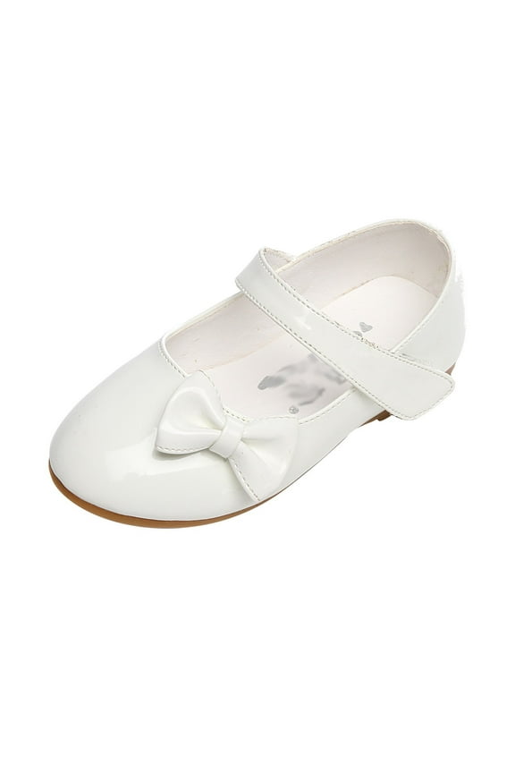 Girls Casual Leather Shoes Princess Performance Etiquette Shoes Princess Shoes,Boys Shoes,Girls Shoes,Size:6-7 Years