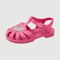 thumbnail image 1 of Gyujnb Girls Heart Glitter Jelly Sandals, Soft Sole Closed Toe Footwear for Toddler and Little Girls (Toddler/Little Girls),9-9.5 Years, 1 of 8