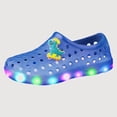 thumbnail image 1 of Gyujnb Girls Light Up Cartoon Clogs, Breathable Pull on Garden Shoes for Summer (Little Girls, Big Girls),22, 1 of 3