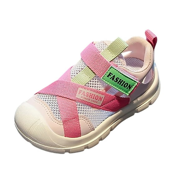 Gyujnb Girls Sandals for Everyday Casual and Outdoor Beach Activities Durable Closed Toe Design Comfortable Summer Footwear for Little Girls,4.5-5 Years