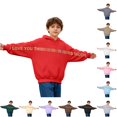 thumbnail image 1 of Gyujnb Graphic Text Hoodie, Heat Retention Design, Oversized Fit, Great for Daily Wear (Unisex),7-8 Years, 1 of 5