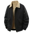 thumbnail image 1 of Gyujnb Jackets for Men,Heavyweight Jacket for Winter Lined Warm Coat with Thick Warmth Insulation Cold Weather Outerwear,Winter Coats for Men,Size:3XL, 1 of 5