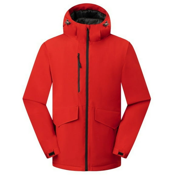 Gyujnb Jackets for Men,Casual Jackets Fleece Lined Outdoor Jacket for Everyday Wear and Adventure Travel,Winter Coats for Men,Size:S