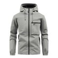 thumbnail image 1 of Gyujnb Jackets for Men,Men's Hooded Casual Outdoor Coat Rushing Jacket,Winter Coats for Men,Size:XXL, 1 of 5
