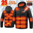 thumbnail image 1 of Gyujnb Jackets for Men,Smart Heated with Full Warming Technology Heated Jacket for Outdoor Winter Cold Weather,Winter Coats for Men,Size:3XL, 1 of 8