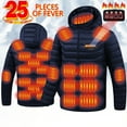 thumbnail image 1 of Gyujnb Jackets for Men,Smart Heated with Full Warming Technology Heated Jacket for Outdoor Winter Cold Weather,Winter Coats for Men,Size:4XL, 1 of 8