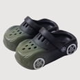 thumbnail image 1 of Gyujnb Kids Clogs Car Design Breathable Lightweight Easy Wear Summer Beach Shoes (Toddler, Little Boys and Girls),5.5-6 Years, 1 of 5