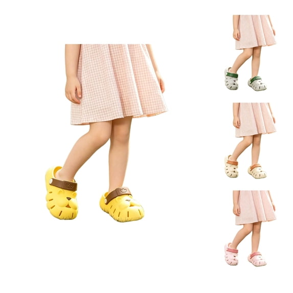 Gyujnb Kids Clogs Slip On Breathable Water Friendly Summer Play Sandals for Boys and Girls,4.5-5 Years