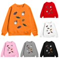 thumbnail image 1 of Gyujnb Kids Halloween , Halloween Print Pullover Long Sleeve Casual Sweatshirt for Kids Girls and Boys Cozy Jacket Top, Halloween Outfits,5-6 Years, 1 of 4