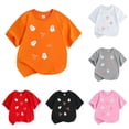 thumbnail image 1 of Gyujnb Kids Halloween , Halloween Pumpkin Boys Short Sleeve Tee Shirt Casual Basic for Kids Toddler Youth Children, Halloween Outfits,12-13 Years, 1 of 4