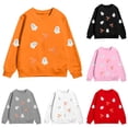 thumbnail image 1 of Gyujnb Kids Halloween , Print Halloween Pullover Hoodie for Kids Boys Girls Long Sleeve Casual Sweatshirt, Halloween Outfits,9-10 Years, 1 of 4