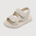 thumbnail image 1 of Gyujnb Kids Open Toe Sandals Adjustable Hook and Loop Thick Sole Casual Outdoor Beach Shoes (Toddler,Boys and Girls),6-7 Years, 1 of 6