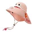 thumbnail image 1 of Gyujnb Kids Sun Hat with Built-in Fan Neck Flap Breathable Wide Brim Adjustable Summer Cap, 1 of 4