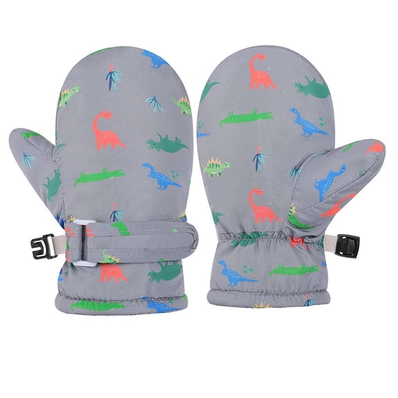 Gyujnb Kids Winter Insulated Mittens for Children Cold Weather Outdoor Play Durable Fabric,Size:8cm/3.15''