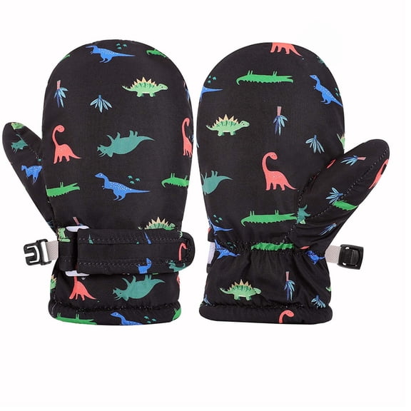Gyujnb Kids Winter Insulated Mittens for Children Cold Weather Outdoor Play Durable Fabric,Size:8cm/3.15''