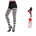 thumbnail image 1 of Gyujnb Ladies Holiday Dance Cosplay Dress Up with Christmas Striped Jumpsuit Leggings, 1 of 3