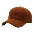 thumbnail image 1 of Gyujnb Lamb Baseball Cap for Warm Winter Visor Hat with Soft Fleece and Adjustable Strap for Daily Outdoor Casual Wear, 1 of 4