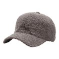 thumbnail image 1 of Gyujnb Lamb Baseball Cap for Warm Winter Visor Hat with Soft Fleece and Adjustable Strap for Daily Outdoor Casual Wear, 1 of 4
