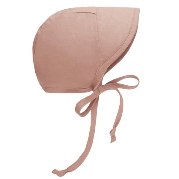 Gyujnb Linen Baby Sun Hat Breathable Adjustable Tie Bonnet for Spring Summer Daily Wear