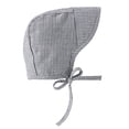 thumbnail image 1 of Gyujnb Linen Baby Sun Hat Breathable Adjustable Tie Bonnet for Spring Summer Daily Wear, 1 of 4
